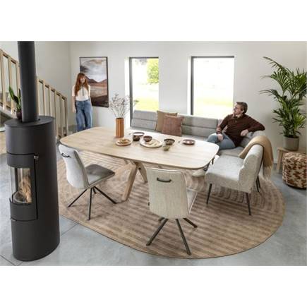 Henders en Hazel 240 x 120 cm - houten poten