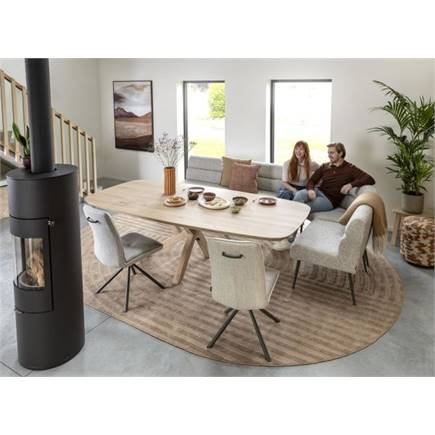 Henders en Hazel 240 x 120 cm - houten poten