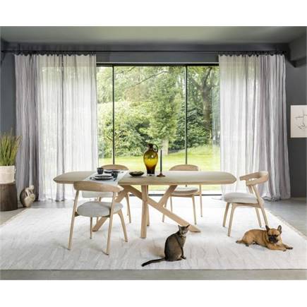 Henders en Hazel 240 x 120 cm - houten poten
