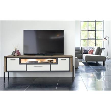 Henders en Hazel 216 cm - 2-deuren + 2-laden + 1-niche (+ LED)
