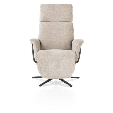 Henders en Hazel relax- - 3-motoren - graphiet poot - elektrische hoofdsteun - Enzo champagne