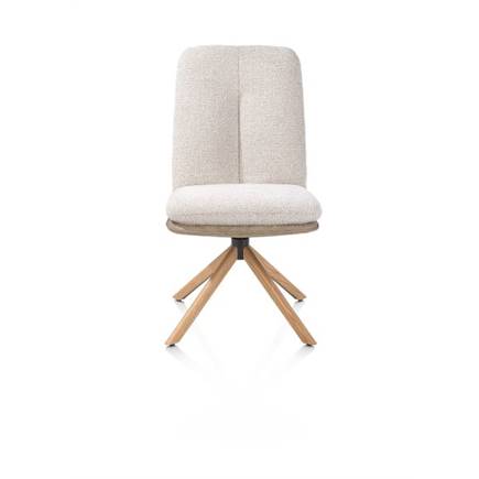 Henders en Hazel 4-poots naturel eiken - draaibaar - stof oregon/sevilla Beige
