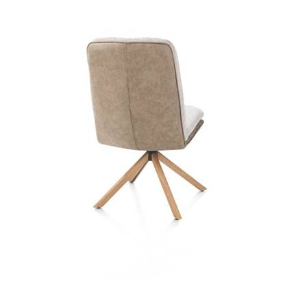 Henders en Hazel 4-poots naturel eiken - draaibaar - stof oregon/sevilla Beige
