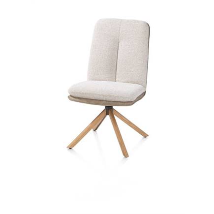 Henders en Hazel 4-poots naturel eiken - draaibaar - stof oregon/sevilla Beige