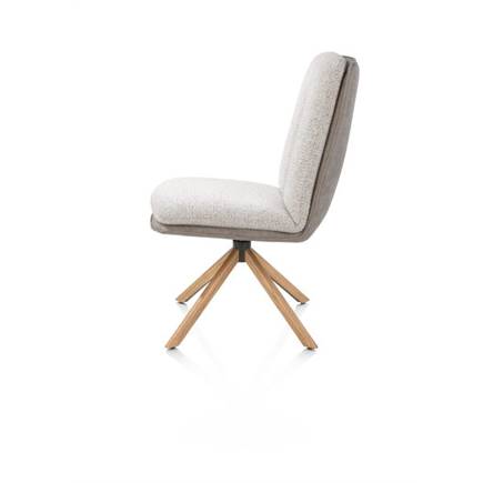 Henders en Hazel 4-poots graphiet frame met relax-systeem - draaibaar - stof oregon/sevilla Kiezel