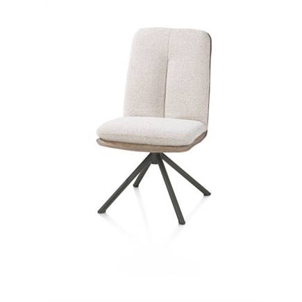 Henders en Hazel 4-poots naturel eiken met relax-systeem - draaibaar - stof oregon/sevilla Beige