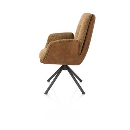 Henders en Hazel 4-poots graphiet frame met relax-systeem - draaibaar - stof oregon/sevilla Desert