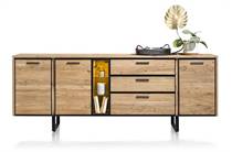 Henders en Hazel TOKYO dressoir 240 cm - 3-deuren + 3-laden + 3-niches + LED