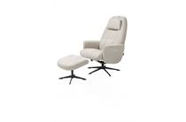 Henders en Hazel TORINO fauteuil relax incl. poef - grafiet frame