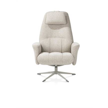 Henders en Hazel relax incl. poef - silk grey