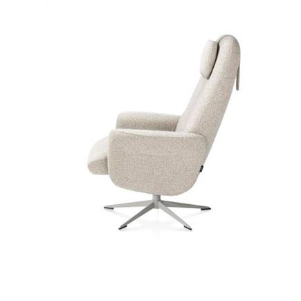 Henders en Hazel relax incl. poef - silk grey