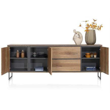 Henders en Hazel 240 cm - 3-deuren + 2-laden
