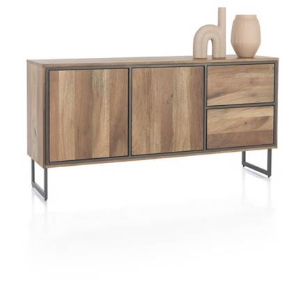 Henders en Hazel 160 cm - 2-deuren + 2-laden