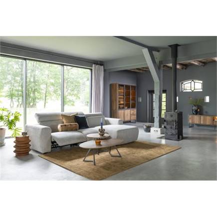 Henders en Hazel buffet 160 cm - 3-glasdeuren + 2-deuren + 2-laden (+ LED)
