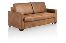 Henders en Hazel slaapbank 140 cm - stof secilia Stof Secilia Cognac 2.5-zits bank