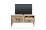 Henders en Hazel VITORIA tv meubel lowboard 140 cm - 2-deuren + 1-lade + 1-niche (+ LED)
