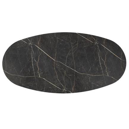 XOOON ellips - 210 x 120 cm Onyx