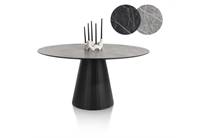 XOOON ARABAX ronde tafel eetkamertafel - rond - 150 x 120 cm Lichtgrijs