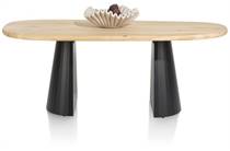 XOOON ARAWOOD eetkamertafel teardrop - 210x120cm Natural