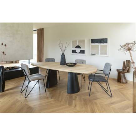 XOOON eetkamertafel - rond - 140cm Natural