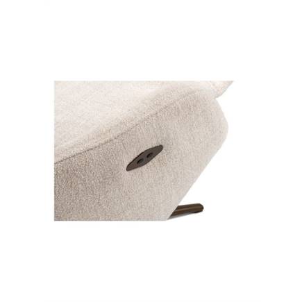 XOOON relax- - 1 motor - verstelbare hoofdsteun - stof Luton Creme