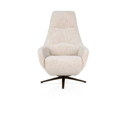 XOOON relax- - 1 motor - verstelbare hoofdsteun - stof Luton Creme