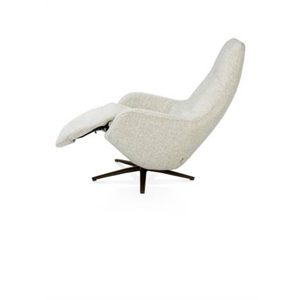 XOOON relax- - 1 motor - verstelbare hoofdsteun - stof Luton - inclusief accu Groen