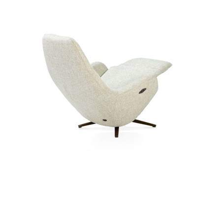 XOOON relax- - 1 motor - verstelbare hoofdsteun - stof Luton - inclusief accu Groen