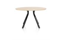 XOOON ARVADA ronde tafel tafel 125 cm. - rond - centrale poot kort Natural