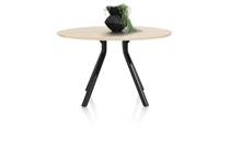 XOOON ARVADA ronde tafel tafel 140 cm. - rond - centrale poot kort Natural