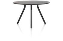 XOOON ARVADA ronde tafel bartafel 140 cm. - rond - centrale poot kort Onyx