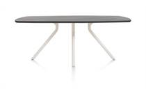 XOOON ARVADA ronde tafel tafel 160 x 100 cm. - ovaal - centrale poot Nebbia Onyx Nebbia