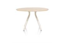 XOOON ARVADA ronde tafel tafel 125 cm. - rond - centrale poot Nebbia Naturel Nebbia