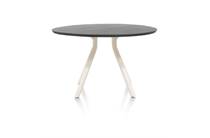 XOOON ARVADA ronde tafel tafel 125 cm. - rond - centrale poot Nebbia Onyx Nebbia