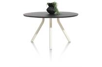 XOOON ARVADA ronde tafel tafel 140 cm. - rond - centrale poot Nebbia Onyx Nebbia