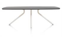 XOOON ARVADA ronde tafel tafel 220 x 110 cm. - ovaal - centrale poot Nebbia Onyx Nebbia