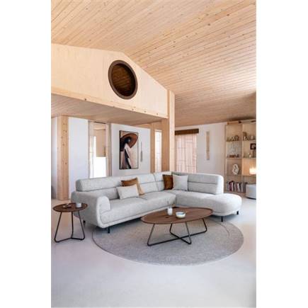 XOOON 210 x 100 cm - walnoot fineer Creme