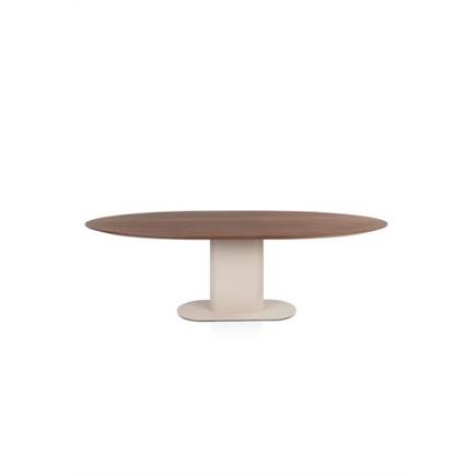 XOOON 240 x 100 cm - walnoot fineer Creme