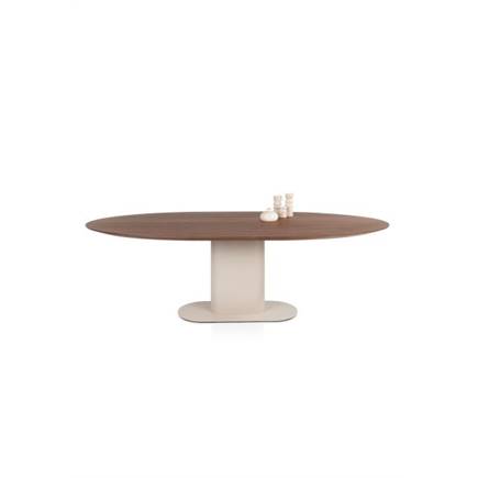 XOOON 240 x 100 cm - walnoot fineer Creme