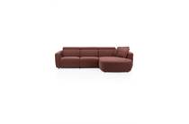 XOOON CANTELLO longchair curved incl. 2 armkussens - rechts
