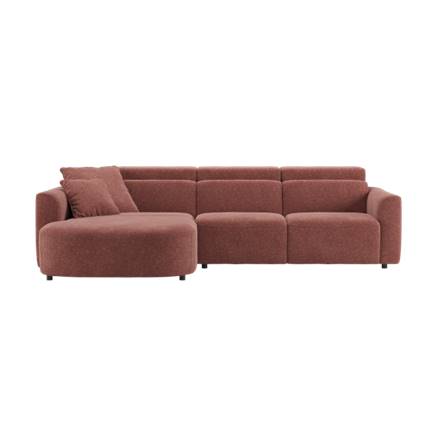 XOOON curved incl. 2 armkussens - links