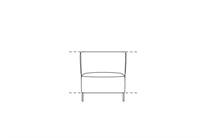XOOON CARINI fauteuil zonder armen - vast