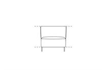 XOOON CARINI fauteuil XL zonder armen - vast