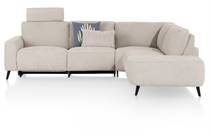 XOOON CARINI hoekbank 2.5-arm links electrisch + ottomane rechts - vada beige