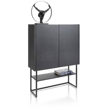 XOOON 120 cm. - 2-deuren Castle Black