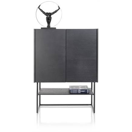XOOON 120 cm. - 2-deuren Castle Black