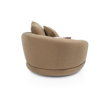 XOOON draaibaar - rond 130cm incl. 1 kussen 60x60 + 1 kussen 45x45