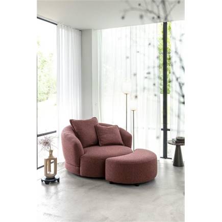 XOOON draaibaar - rond 130cm incl. 1 kussen 60x60 + 1 kussen 45x45
