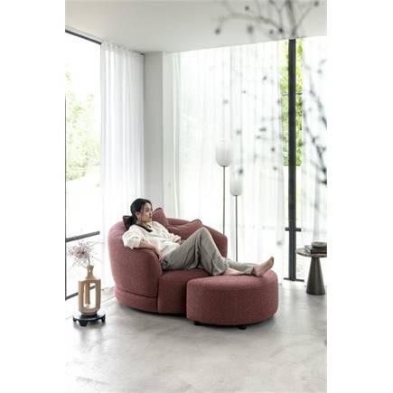 XOOON draaibaar - rond 130cm incl. 1 kussen 60x60 + 1 kussen 45x45