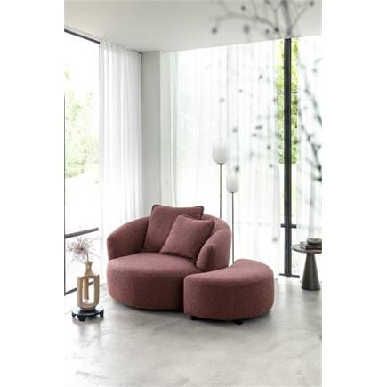XOOON draaibaar - rond 130cm incl. 1 kussen 60x60 + 1 kussen 45x45